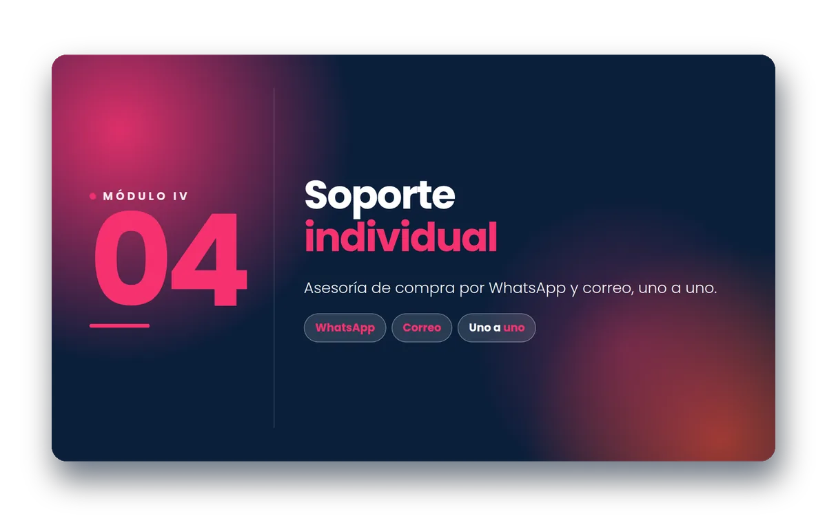 Bono: Soporte individual