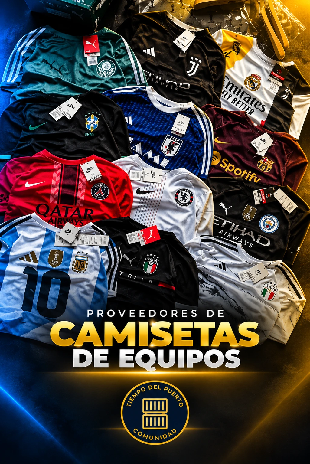 Proveedores de camisetas de equipos