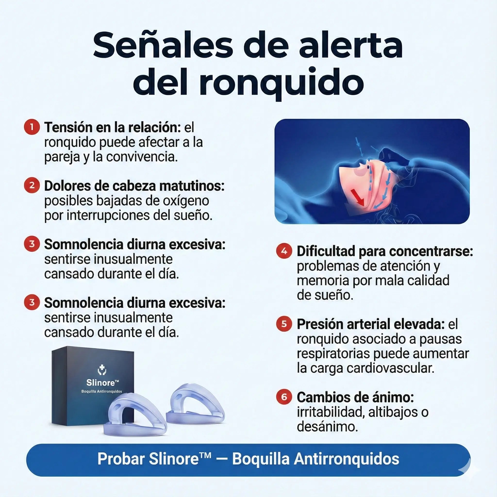 Boquilla Antironquidos Slinore™