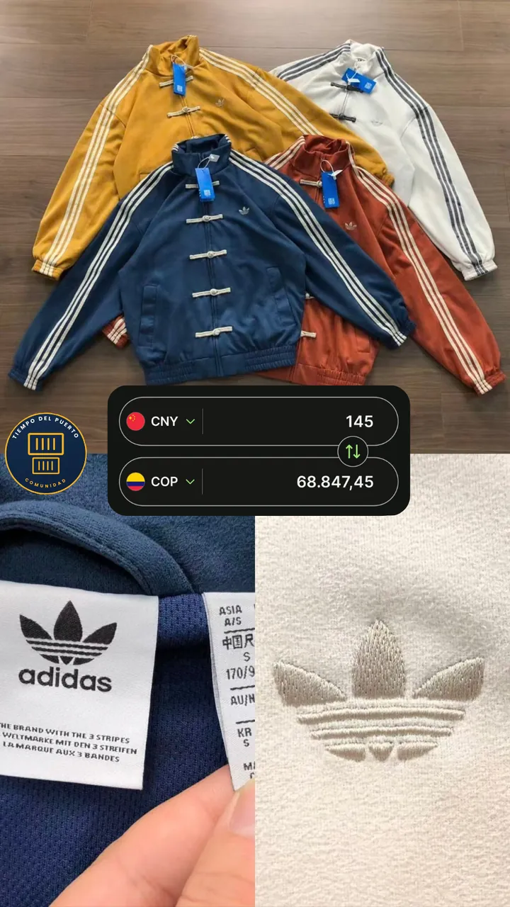 Chamarra deportiva a precio de fábrica